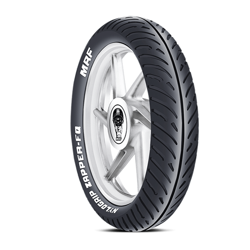 MRF ZFQ TL 46P F - Rugged 80/100-17 Motorcycle Tire