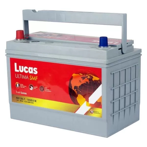 ULT NX120-7/L Automotive Battery – Premium Power for Heavy-Duty Performance